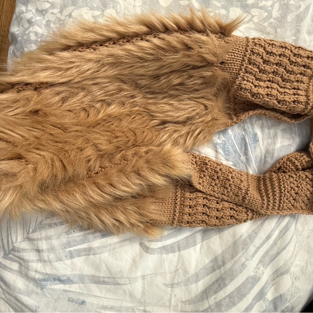 CAbi Tan Knit Scarf